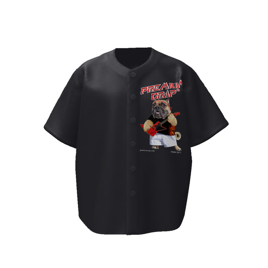 Premium Crap Men's Button Up Baseball Shirt