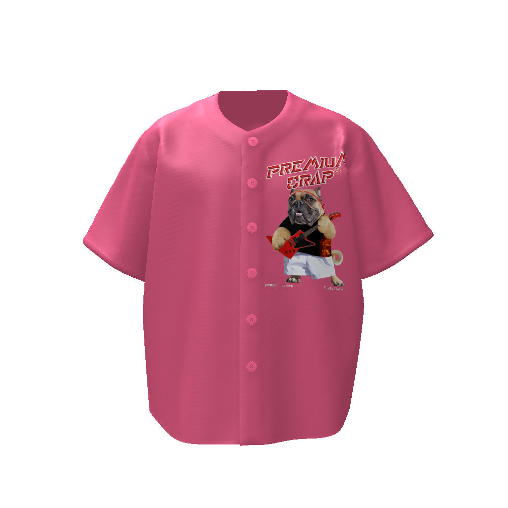 Premium Crap Men's Button Up Baseball Shirt
