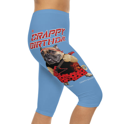 Crappy Birthday II Women’s Capri Leggings