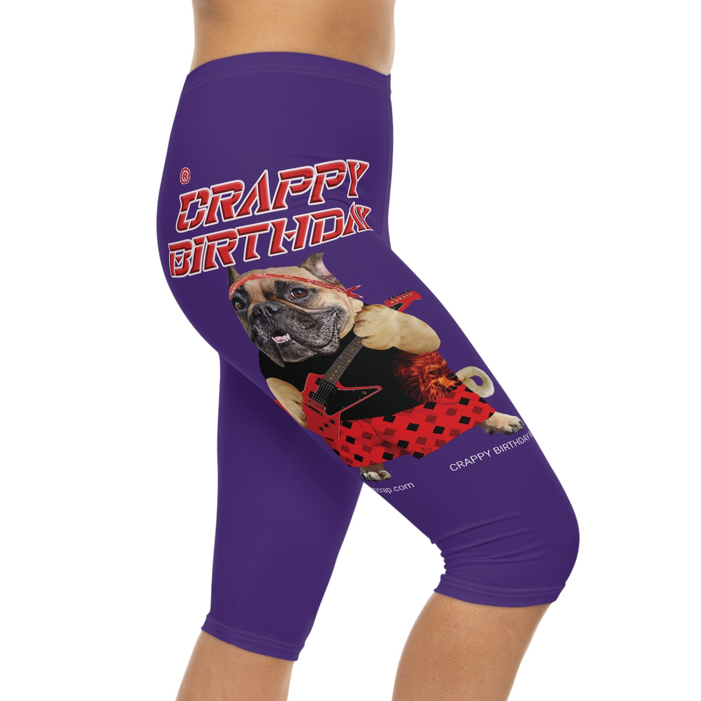 Crappy Birthday II Women’s Capri Leggings