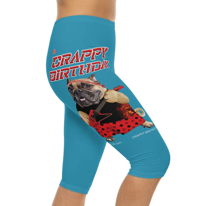 Crappy Birthday II Women’s Capri Leggings
