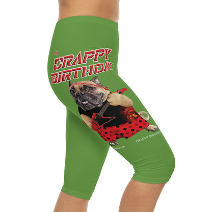Crappy Birthday II Women’s Capri Leggings