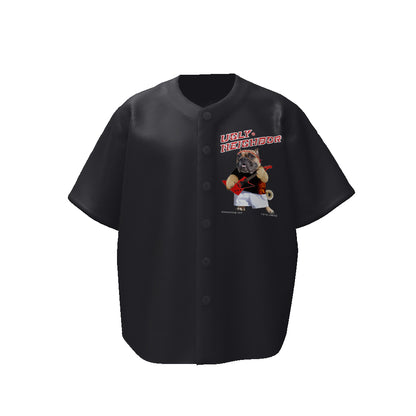 Ugly Neighbor Button Up Baseball Shirt