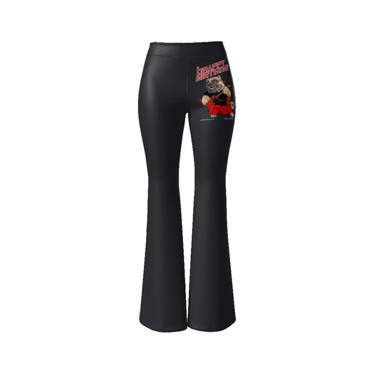 Crappy Birthday II Women's Velvet Flare Leg Pants