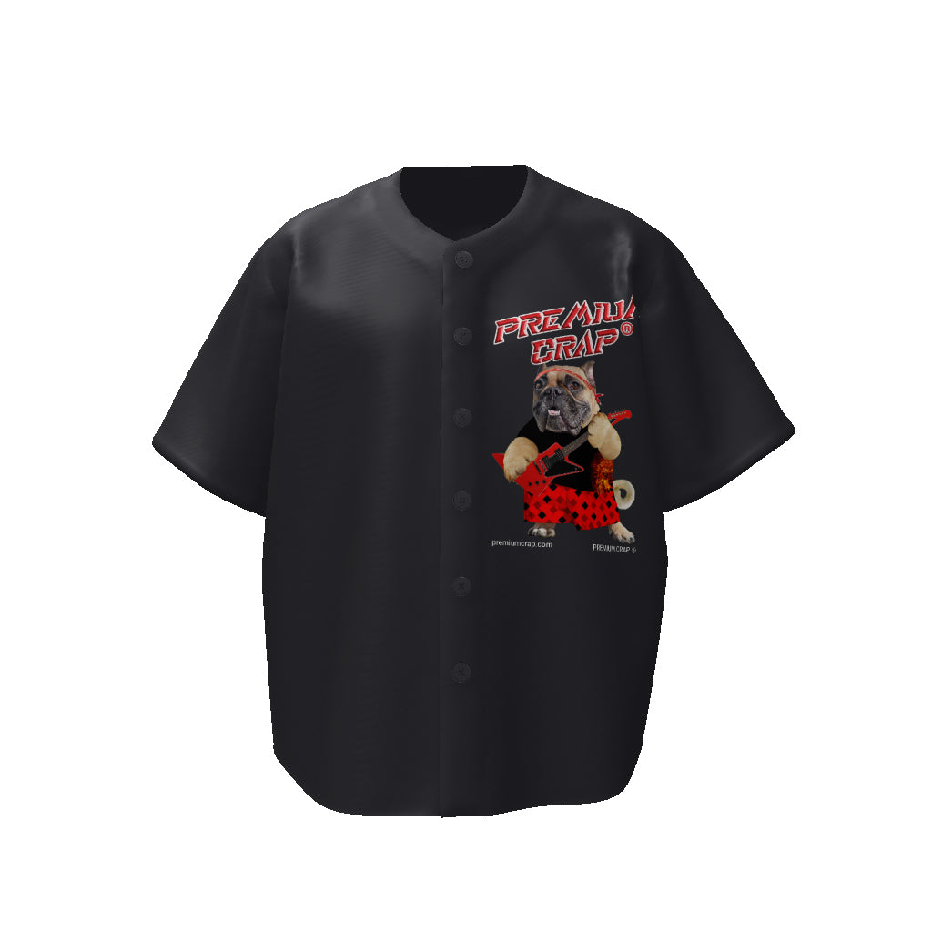 Premium Crap II Men's Button Up Baseball Shirt