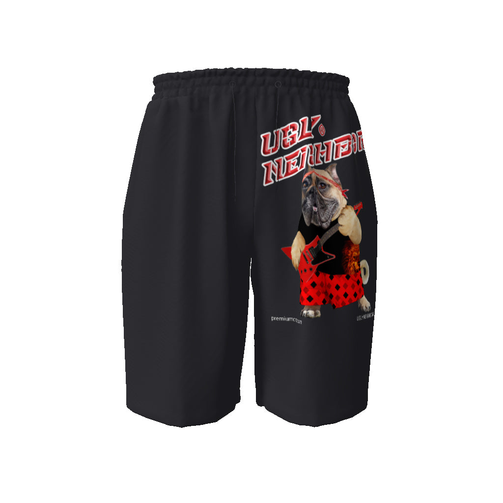 Ugly Neighbor II Men's Drawstring Beach Shorts